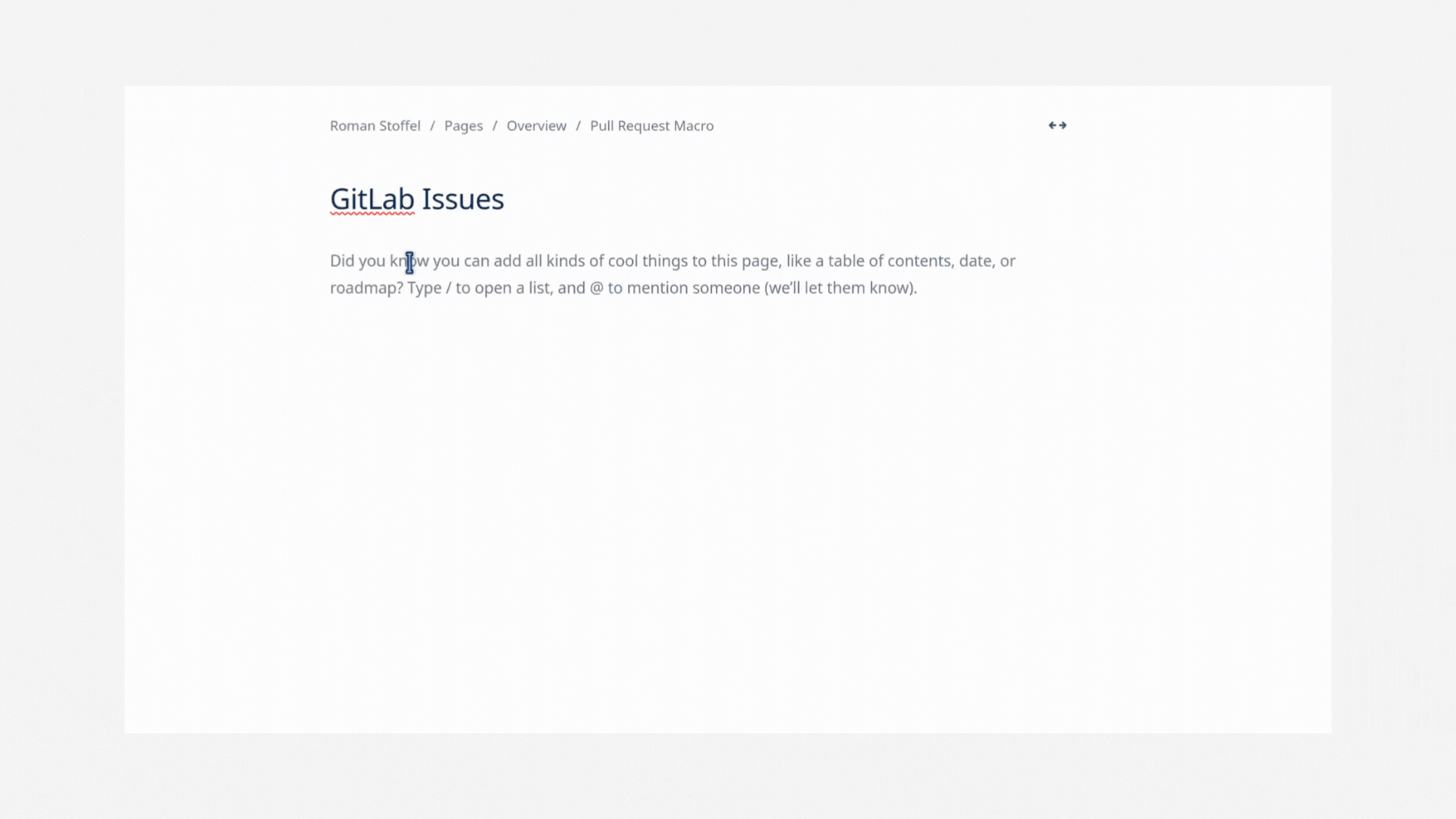 Example of adding a list of issues from GitLab
